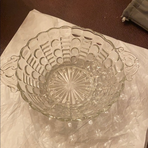 Vintage glass bowl